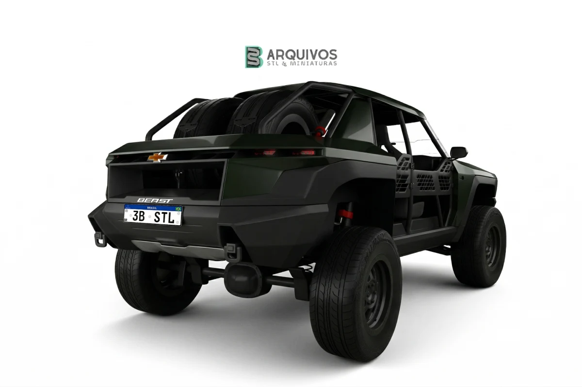 Modelo 3D STL - Chevrolet Beast 2022 — foto 4